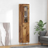 Highboard 2 pcs Stare drewno Materiał drewnopochodny