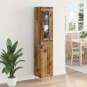 Highboard 2 pcs Stare drewno Materiał drewnopochodny