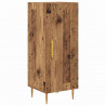 Highboard 2 pcs Stare drewno Materiał drewnopochodny