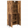 Highboard Montowane na ścianie Stare drewno 69,5 x 34 x 180 cm