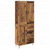 Highboard z szufladą Stare drewno 69,5 x 34 x 180 cm