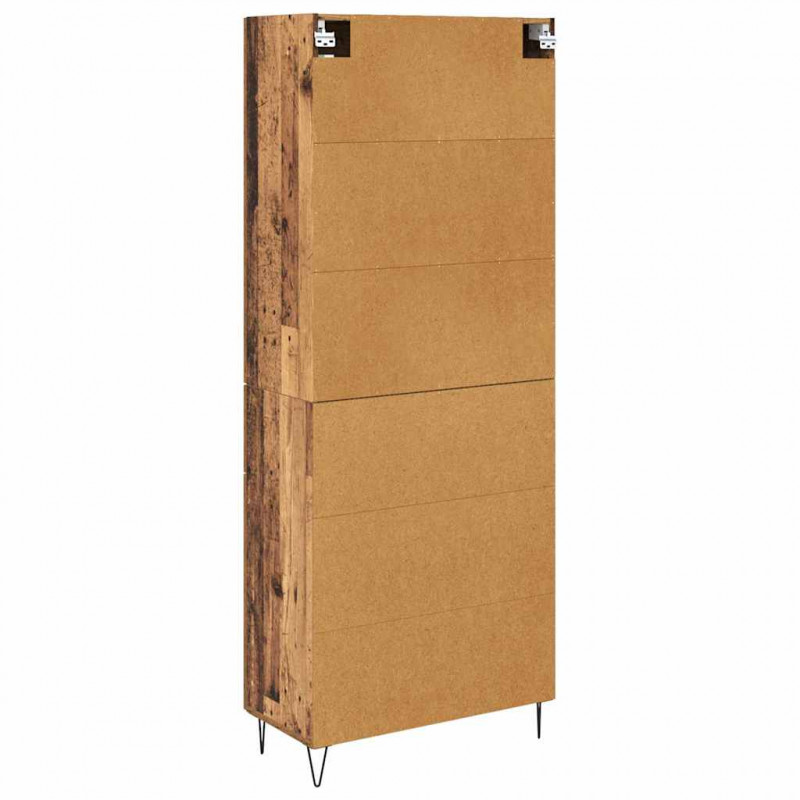 Highboard z szufladą Stare drewno 69,5 x 34 x 180 cm