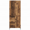 Highboard Montowane na ścianie Stare drewno 69,5 x 34 x 180 cm