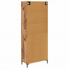Highboard Montowane na ścianie Stare drewno 69,5 x 34 x 180 cm