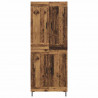 Highboard 2 pcs Stare drewno Materiał drewnopochodny