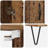 Highboard Stare drewno 69,5 x 34 x 180 cm