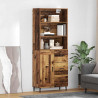 Highboard z szufladą Stare drewno 69,5 x 34 x 180 cm