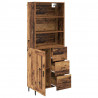 Highboard z szufladą Stare drewno 69,5 x 34 x 180 cm