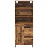 Highboard z szufladą Stare drewno 69,5 x 34 x 180 cm