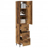 Highboard z szufladą Stare drewno 34,5 x 34 x 180 cm