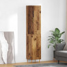 Highboard 2 pcs Stare drewno Materiał drewnopochodny