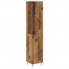 Highboard 2 pcs Stare drewno Materiał drewnopochodny