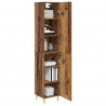 Highboard 2 pcs Stare drewno Materiał drewnopochodny