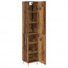 Highboard 2 pcs Stare drewno Materiał drewnopochodny