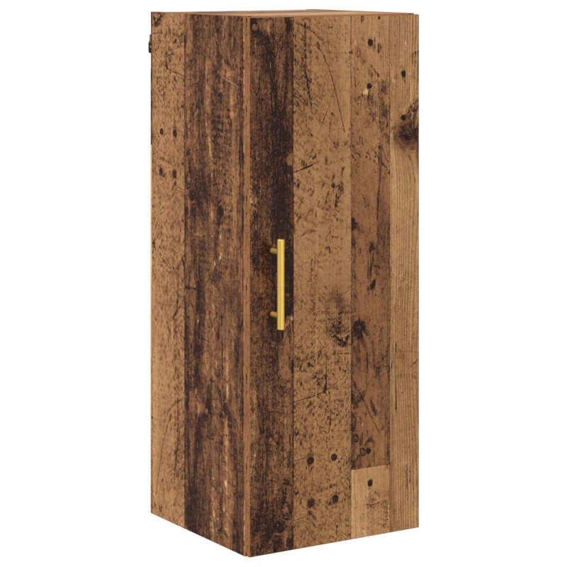 Highboard 2 pcs Stare drewno Materiał drewnopochodny