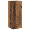 Highboard 2 pcs Stare drewno Materiał drewnopochodny