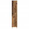 Highboard 2 pcs Stare drewno Materiał drewnopochodny