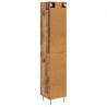 Highboard 2 pcs Stare drewno Materiał drewnopochodny
