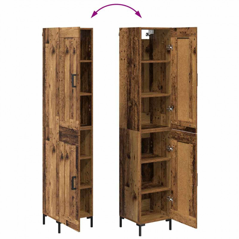 Highboard Stare drewno 34,5 x 34 x 180 cm