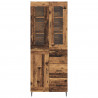 Highboard z szufladą 2 pcs Stare drewno Materiał drewnopochodny