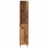 Highboard z szufladą 2 pcs Stare drewno Materiał drewnopochodny