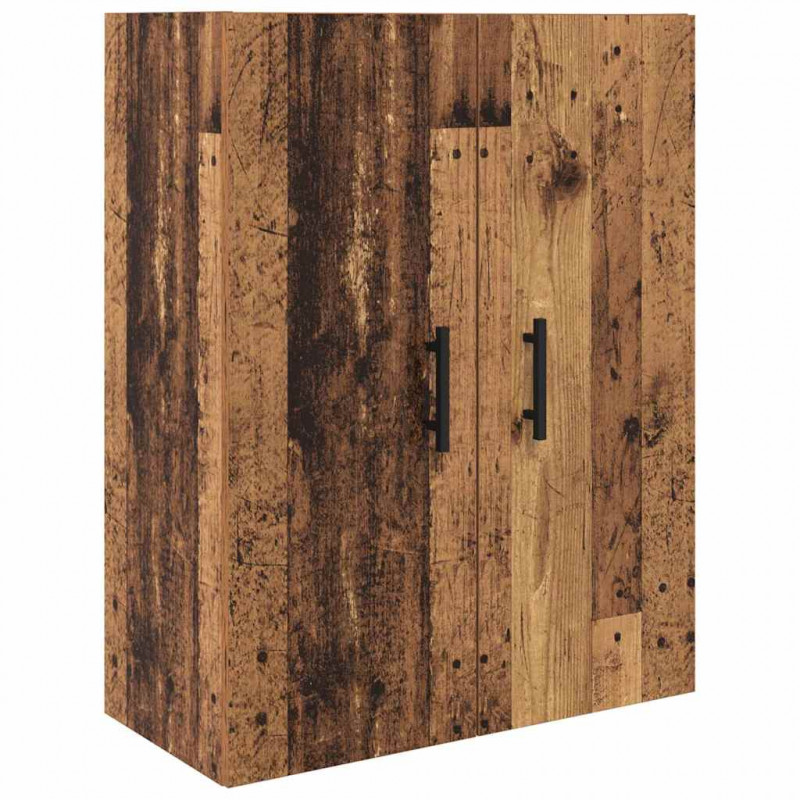 Highboard z szufladą 2 pcs Stare drewno 69,5 x 34 x 180 cm