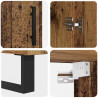 Highboard Stare drewno 69,5 x 34 x 180 cm