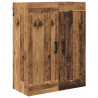Highboard z szufladą 2 pcs Stare drewno Materiał drewnopochodny