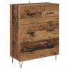 Highboard z szufladą 2 pcs Stare drewno Materiał drewnopochodny