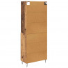 Highboard z szufladą 2 pcs Stare drewno Materiał drewnopochodny