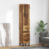 Highboard z szufladą Stare drewno 34,5 x 34 x 180 cm