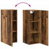 Highboard z szufladą Stare drewno 34,5 x 34 x 180 cm