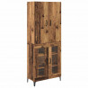 Highboard Montowane na ścianie Stare drewno 69,5 x 34 x 180 cm