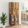 Highboard Montowane na ścianie Stare drewno 69,5 x 34 x 180 cm