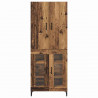 Highboard Montowane na ścianie Stare drewno 69,5 x 34 x 180 cm