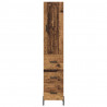 Highboard z szufladą Stare drewno 34,5 x 34 x 180 cm