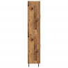 Highboard 2 pcs Stare drewno Drewno inżynieryjne i szkło