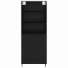 Highboard z szufladą Czarny Dąb 69,5 x 34 x 180 cm
