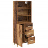 Highboard z szufladą Stare drewno 69,5 x 32,5 x 180 cm