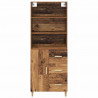 Highboard z szufladą Stare drewno 69,5 x 32,5 x 180 cm