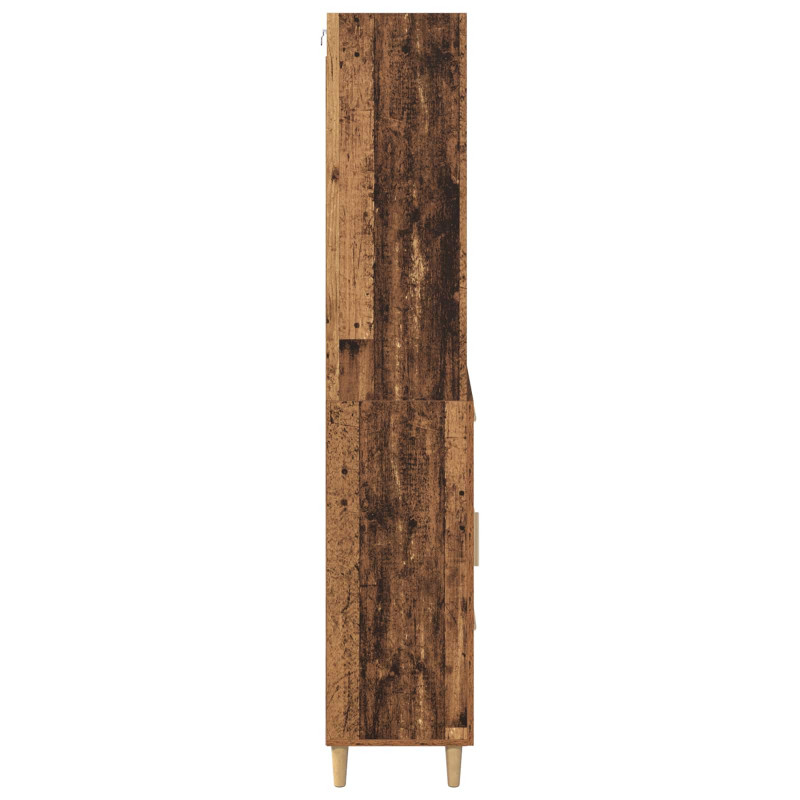 Highboard z szufladą Stare drewno 69,5 x 32,5 x 180 cm