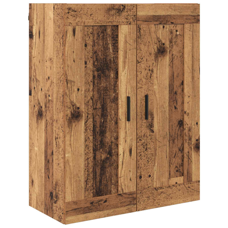 Highboard z szufladą 2 pcs Stare drewno Materiał drewnopochodny