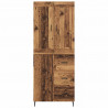 Highboard z szufladą 2 pcs Stare drewno Materiał drewnopochodny