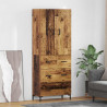 Highboard Montowane na ścianie Stare drewno 69,5 x 34 x 180 cm