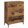 Highboard Montowane na ścianie Stare drewno 69,5 x 34 x 180 cm