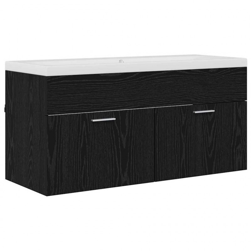 Szafka Łazienkowa z drzwiami Czarny Dąb 100 x 38,5 x 46 cm