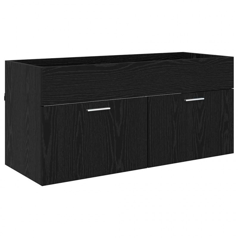 Szafka Łazienkowa z drzwiami Czarny Dąb 100 x 38,5 x 46 cm