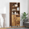 Highboard z szufladą Stare drewno 69,5 x 34 x 180 cm