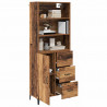 Highboard z szufladą Stare drewno 69,5 x 34 x 180 cm