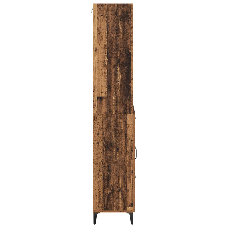 Highboard z szufladą Stare drewno 69,5 x 34 x 180 cm